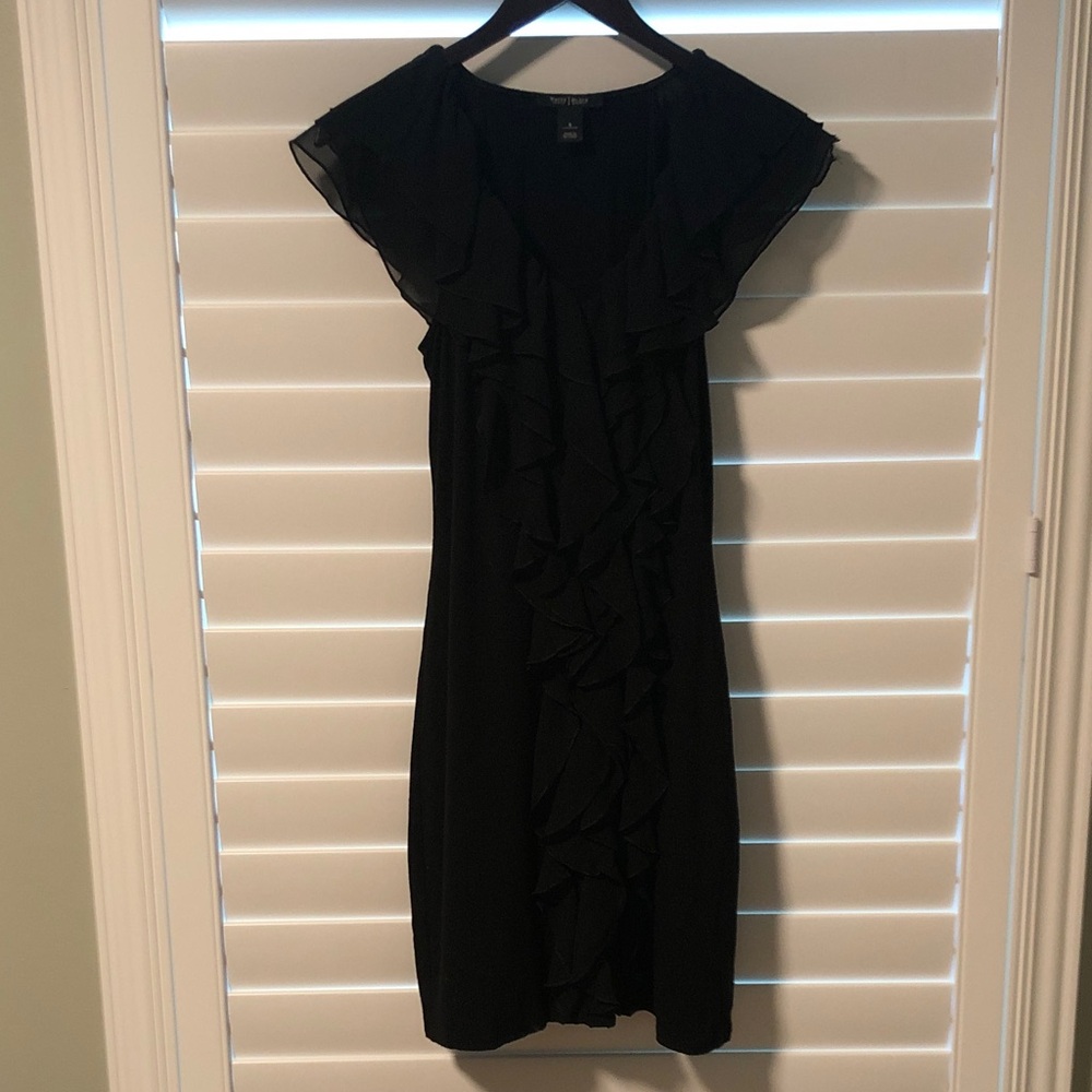 White House Black Market Black Midi Dress